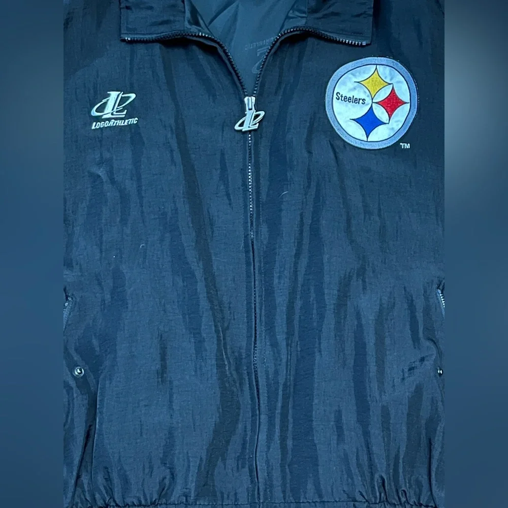 1990s Vintage  Pro Line Mens NFL Pittsburgh Steelers Jacket Large
